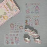 پک چسب واشی و استیکر شفاف