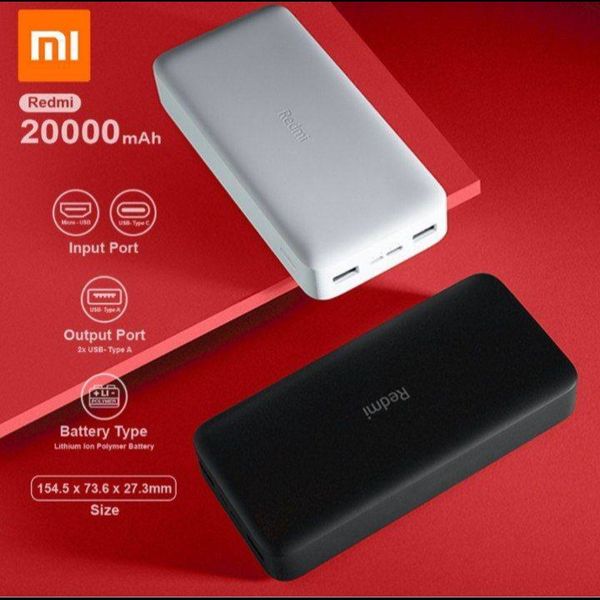 پاوربانک شیائومی مدل PB200LZM اصلی گلوبال