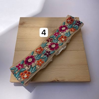 هدبند توری مدل گلدوزی