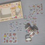 پک چسب واشی و استیکر شفاف