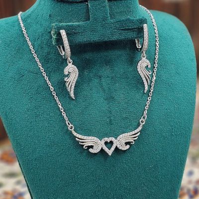 نیم ست نقره زنانه عشق جاودان