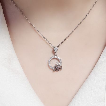 مدال نقره حلقه و برگ