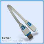کابل شارژر (میکرو) پاوربانک فلت