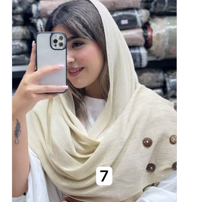شال برشکا طرح دکمه