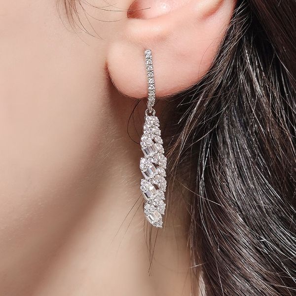 گوشواره نقره زنانه کد 4