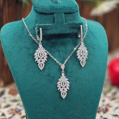 نیم ست نقره زنانه کد 6