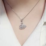 مدال نقره زنانه طرح قو