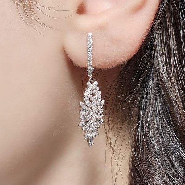 گوشواره نقره زنانه کد 6