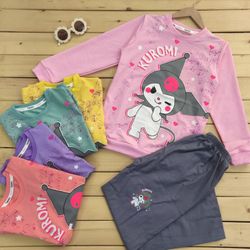 بلوز شلوار کتان کرومی13338