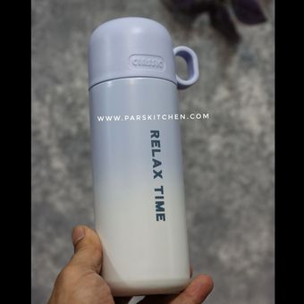 تراول ماگ 500میل کلاسیک آبی