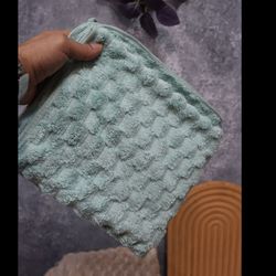 حوله دستی پولیشی 50*90 سبز