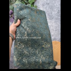 زیرسفره پوست ماری سبز 6نفره