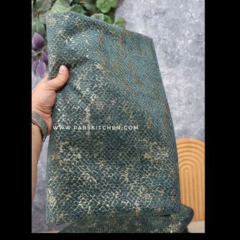 زیرسفره پوست ماری سبز 6نفره