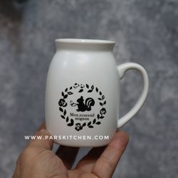 ماگ سرامیکی طرح ایتالیایی سنجاب