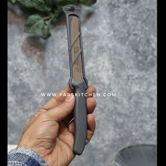 کارد اره ای همه کاره تیغه سولینگن آلمان طوسی