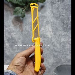 کارد اره ای همه کاره تیغه سولینگن آلمان زرد