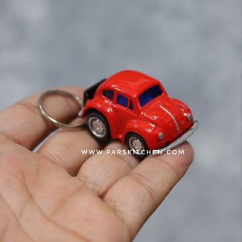 جاکلیدی فلزی فولکس بیتل قرمز