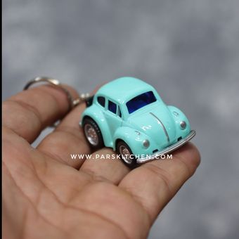 جاکلیدی فلزی فولکس بیتل سبزآبی