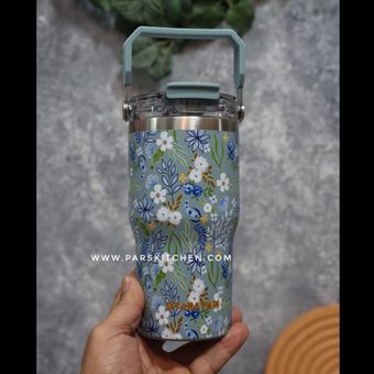 تراول ماگ گلدار سیتارایوری 600میل آبی