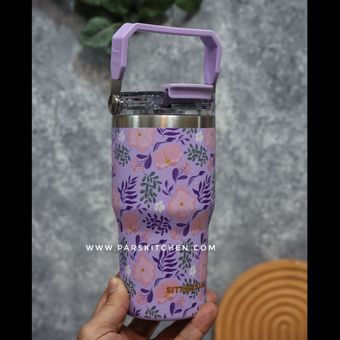 تراول ماگ گلدار سیتارایوری 600میل بنفش