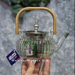 قوری پیرکس یونیک دسته چوب 800میل