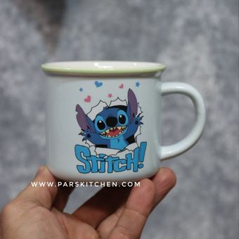 ماگ سرامیکی استیچ آبی 1