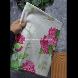 ملافه تکنفره بزرگ ترک گل صورتی