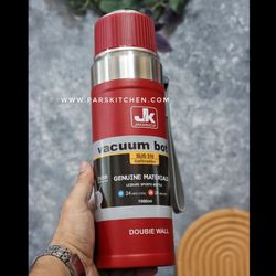 فلاسک استیل JK یک لیتری قرمز