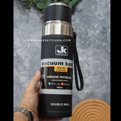 فلاسک استیل JK یک لیتری مشکی