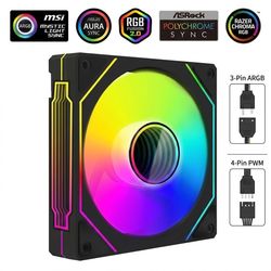 فن ARGB 12×12  مدل Infinity 3+4pin