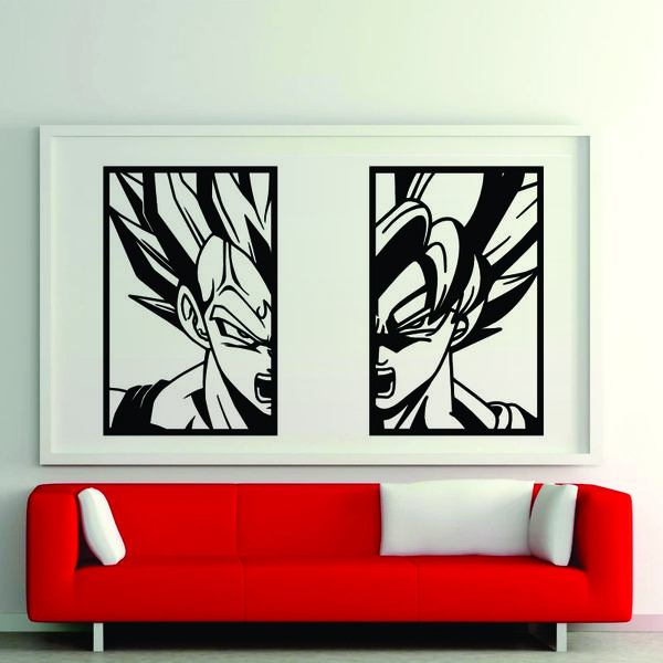 استیکر مدل انیمه A09 مجموعه دوعددی