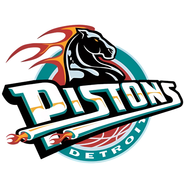 برچسب اتویی یا استیکر حرارتی لباس مدل Pistons2