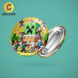 پیکسل بازی ماینکرافت (Minecraft) سنجاقی و مگنتی - کد 03
