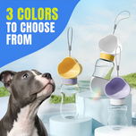 قمقمه‌ی آب و غذای سگ و گربه طرح ابر / Cloud portable water bottle for pet