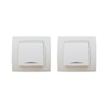 کلید تک پل پارت الکتریک مدل آزین بسته 2 عددی