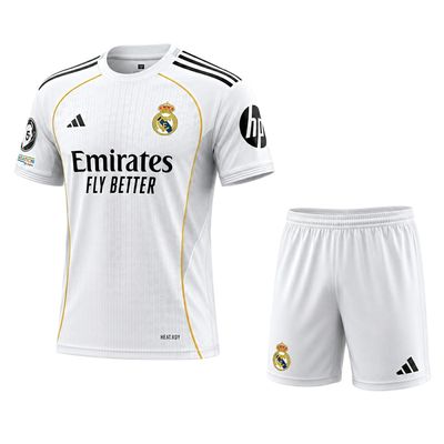 ست تی‌شرت و شلوارک ورزشی پسرانه مدل GS-M-Real Madrid-318761