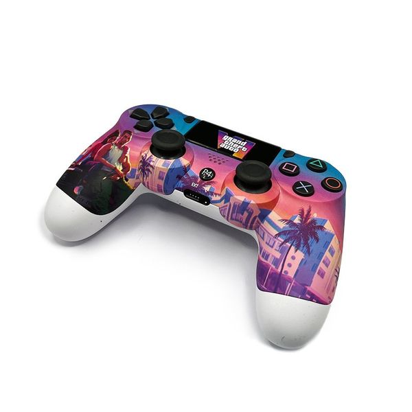 دسته بازی بی سیم سونی DualShock 4 طرح GTA VI مناسب PS4 PC