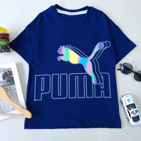 تیشرت تک پسرانه قواره دار پوما سایز 60 و 65