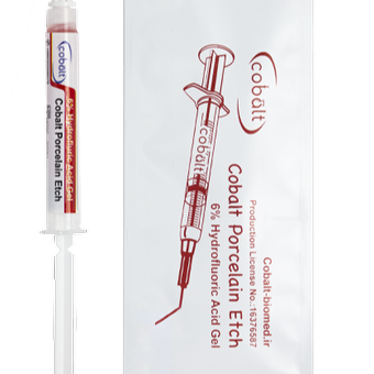 اسید اچ پرسلن 5% کبالت Cobalt Porcelain Etch 5% اسید هیدروفلوریک اسید 5٪