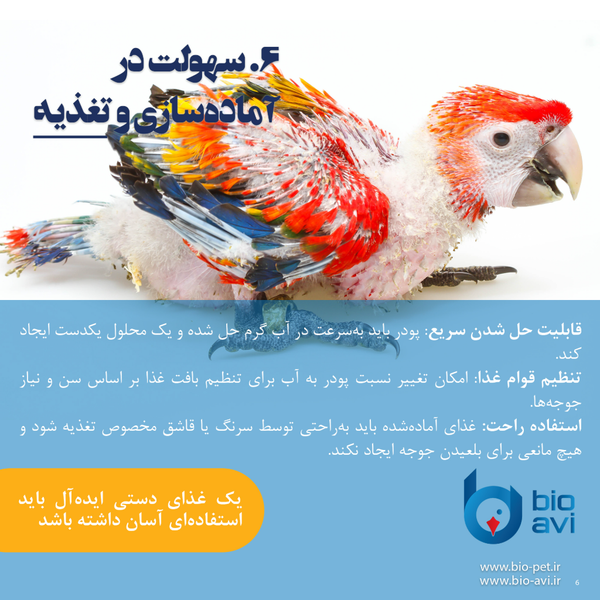 غذای کمکی جوجه طوطی سانان بایو اوی مدل HR19 وزن 500 گرم