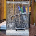 آباژور رومیزی شب های برفی زمستان