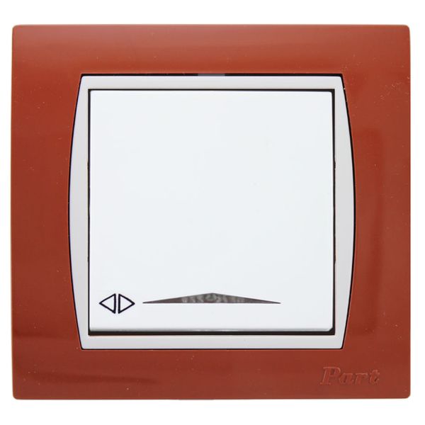 کلید تک پل تبدیل پارت الکتریک مدل آذین کد 5001W4016