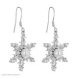 گوشواره زنانه طرح برف کد Q39