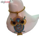 گردنبند زنانه طرح جغد مدل TJ003