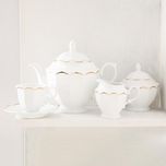 سرویس غذاخوری 103 پارچه چینی زرین ایران سری نئوکلاسیک مدل نارسیس درجه یک