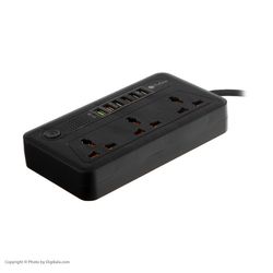 چندراهی برق و محافظ ولتاژ پرووان مدل PSP12QC3.0
