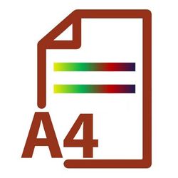 پرینت A4 رنگی با گلاسه