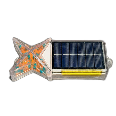 چراغ صابونی چشمک زن خورشیدی مدل ستاره تکی/با دوام؛ساخت ایران