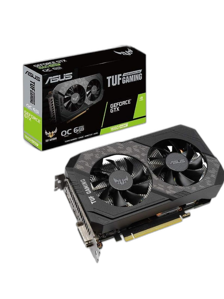 کارت گرافیک ایسوس مدل TUF Gaming GeForce GTX 1660 Ti EVO 6GB GDDR6