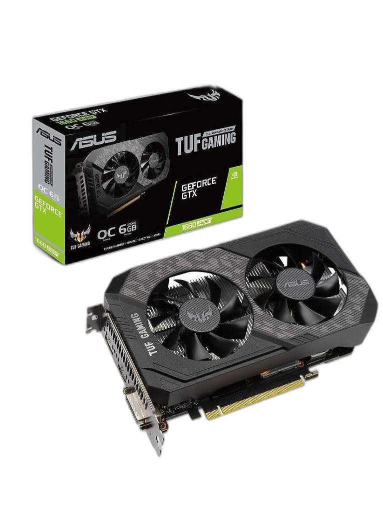 کارت گرافیک  ایسوس مدل TUF Gaming GeForce GTX 1660 Ti EVO 6GB GDDR6
